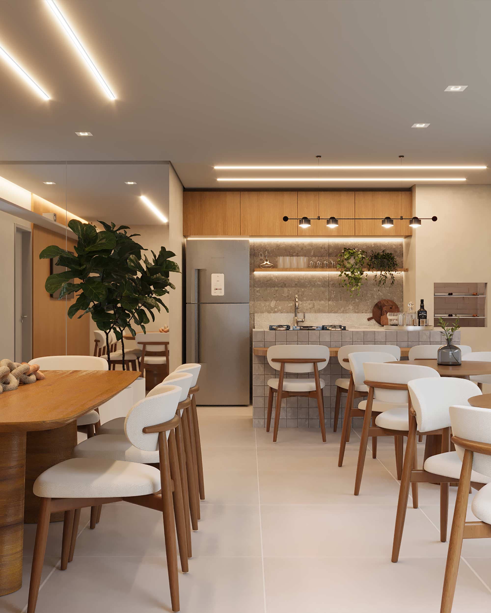 Imóvel novo no Portão Curitiba com área gourmet e lazer completo